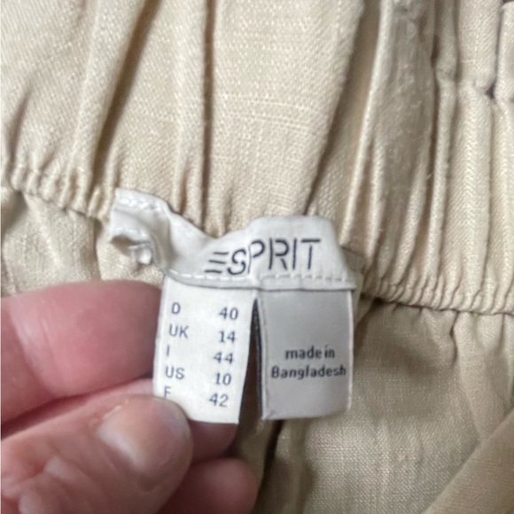 ESPIRIT LInen size 10 high waist - Picture 3 of 3
